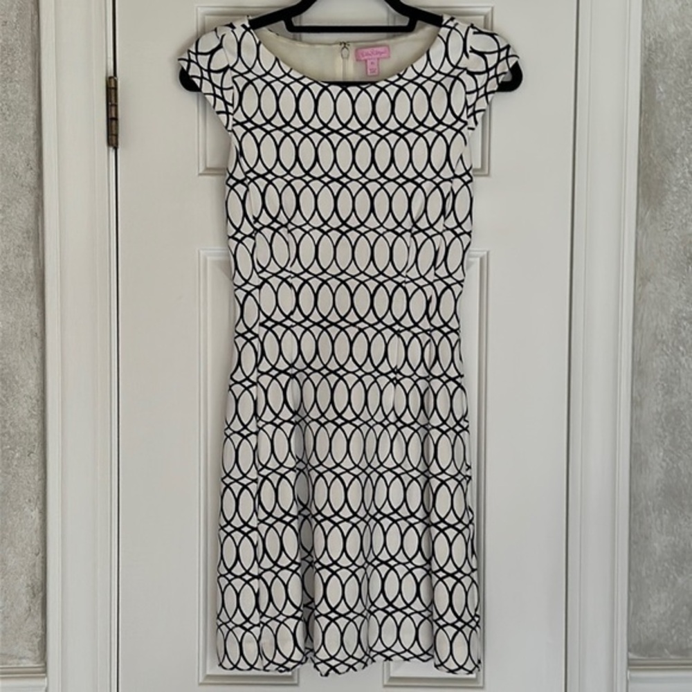 Lilly Pulitzer Fit & Flare Cap Sleeve Dress - XS